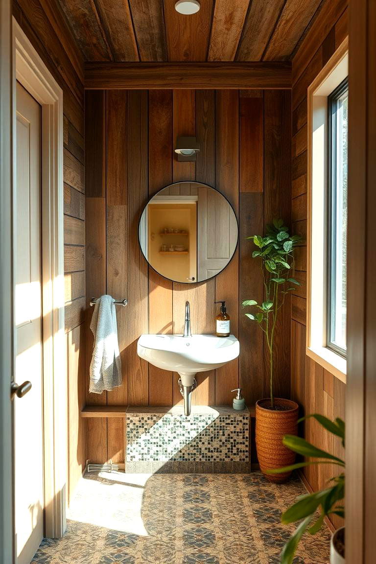 Eco Friendly Design Inspiration - 24 Hall Bathroom Ideas