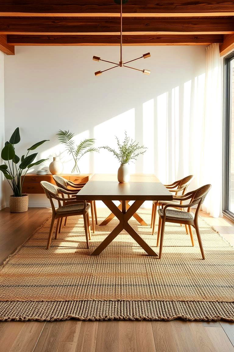Eco Friendly Dining Room Rugs - 24 Dining Room Rug Ideas