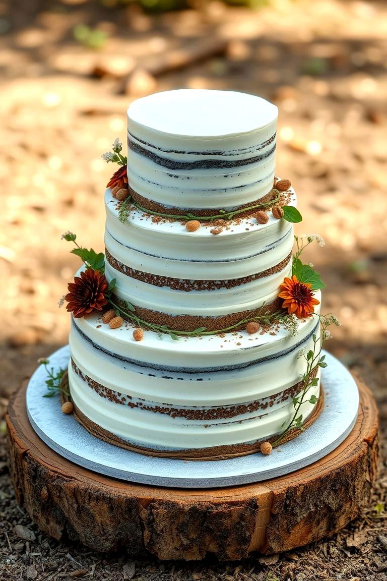 Eco Friendly Edible Art - 24 Small Wedding Cake Ideas