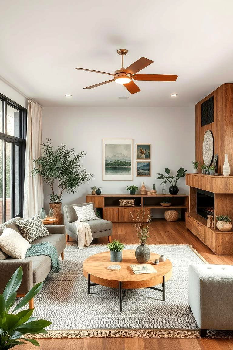 Eco Friendly Elements - 24 Rustic Living Room Ideas