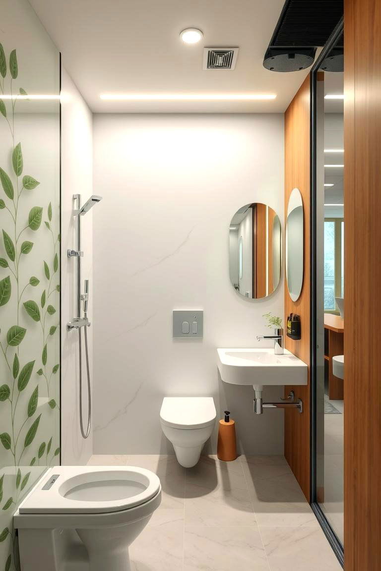 Eco Friendly Fixtures and Fittings - 24 Office Bathroom Ideas