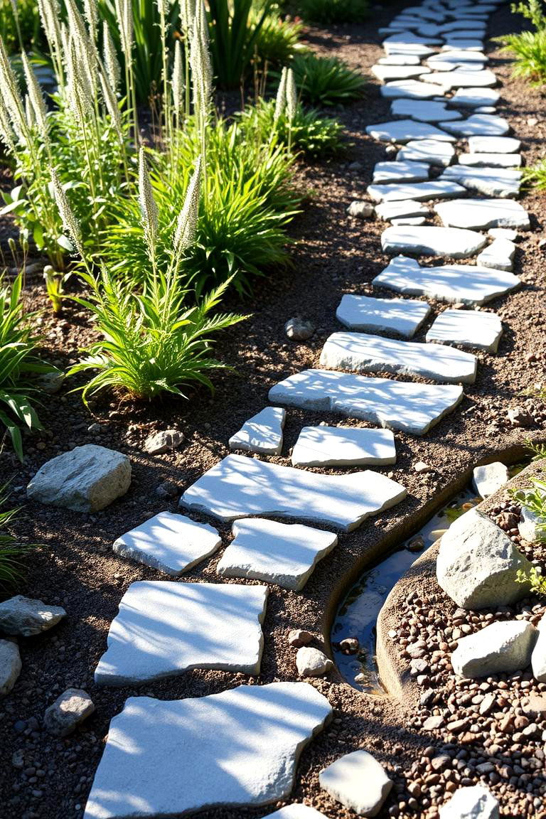 Eco Friendly Flagstone Walkway - 24 Flagstone Walkway Ideas