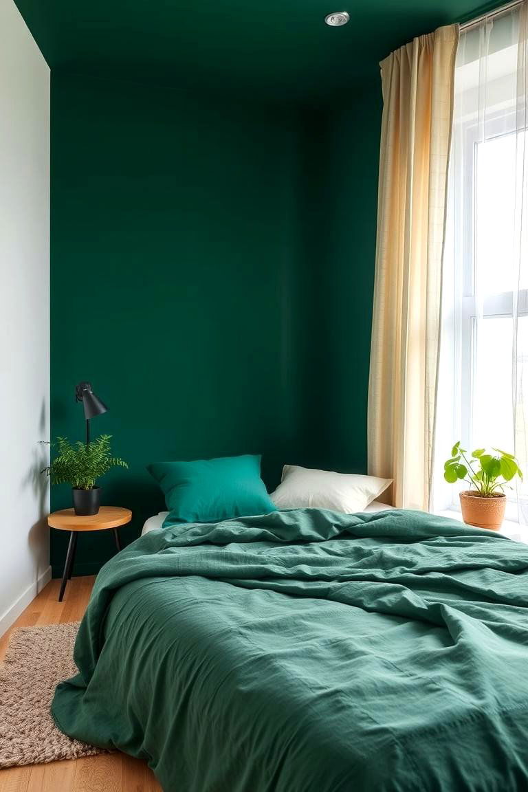 Eco Friendly Forest Green Decor - 24 Forest Green Bedroom Ideas