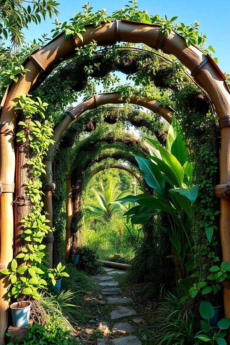 Eco Friendly Green Arch - 24 Garden Arch Ideas