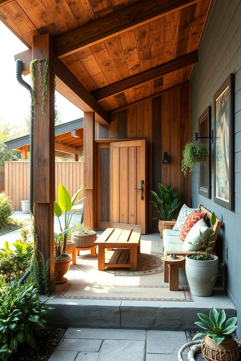 Eco Friendly Green Car Porch Design - 24 Car Porch Design Ideas