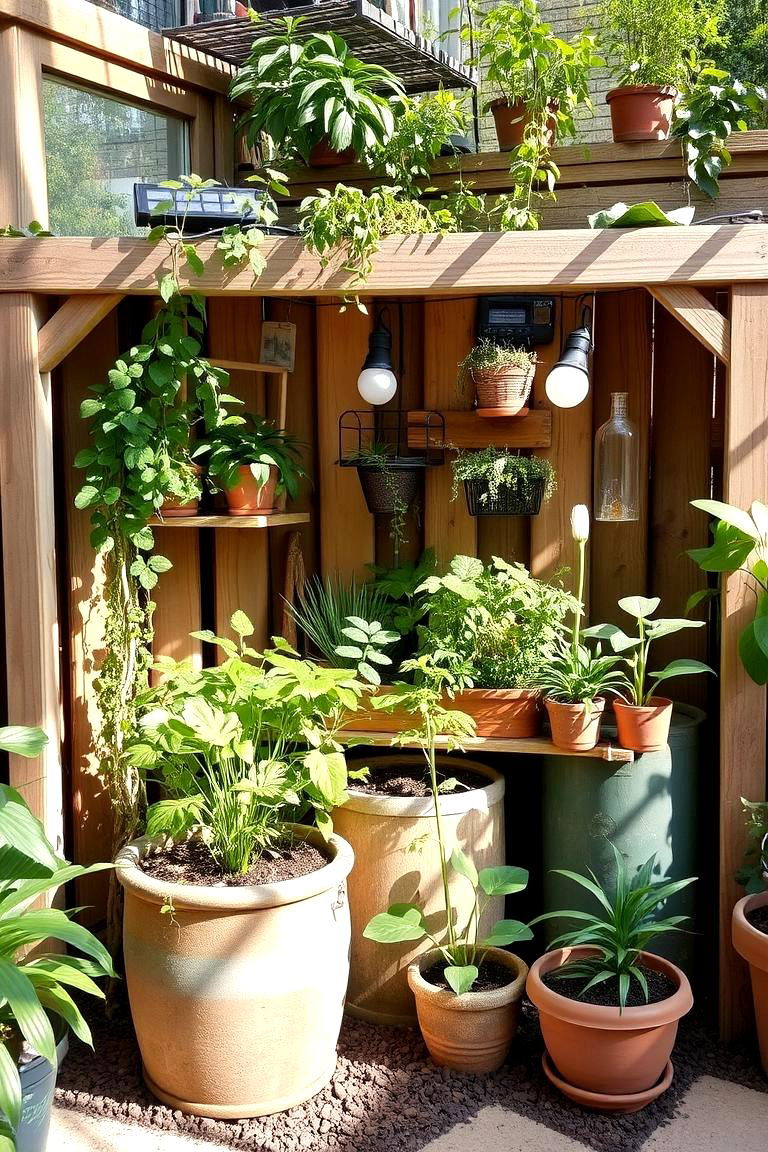 Eco Friendly Green Catio - 24 Outdoor Catio Ideas