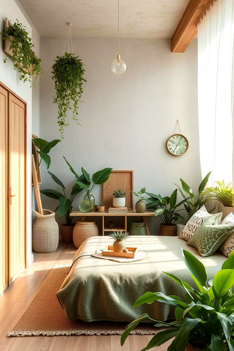 Eco Friendly Green Decor - 24 Light Green Bedroom Ideas