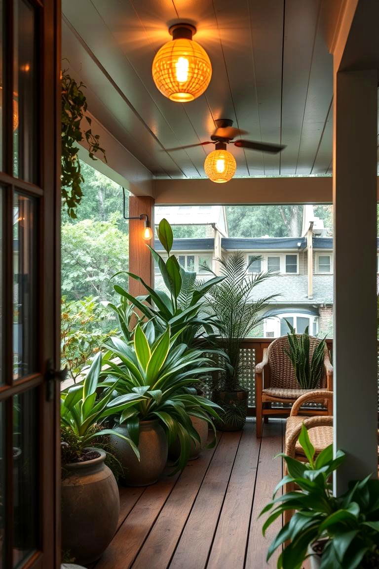 Eco Friendly Green Oasis - 24 Mobile Home Porch Ideas