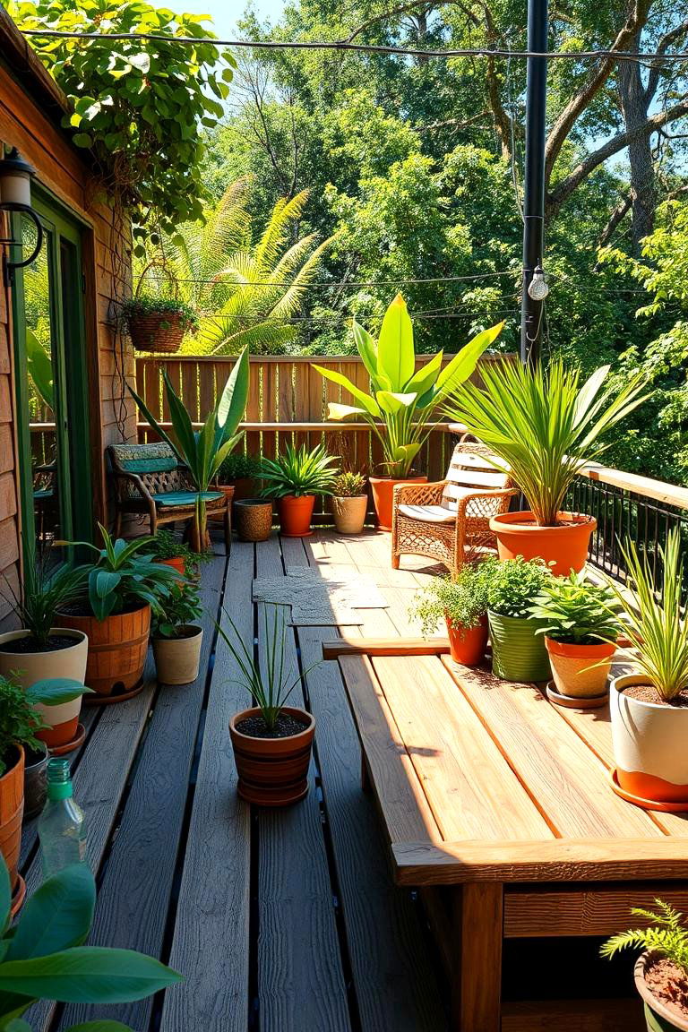 Eco Friendly Green Retreat - 24 Patio Deck Ideas