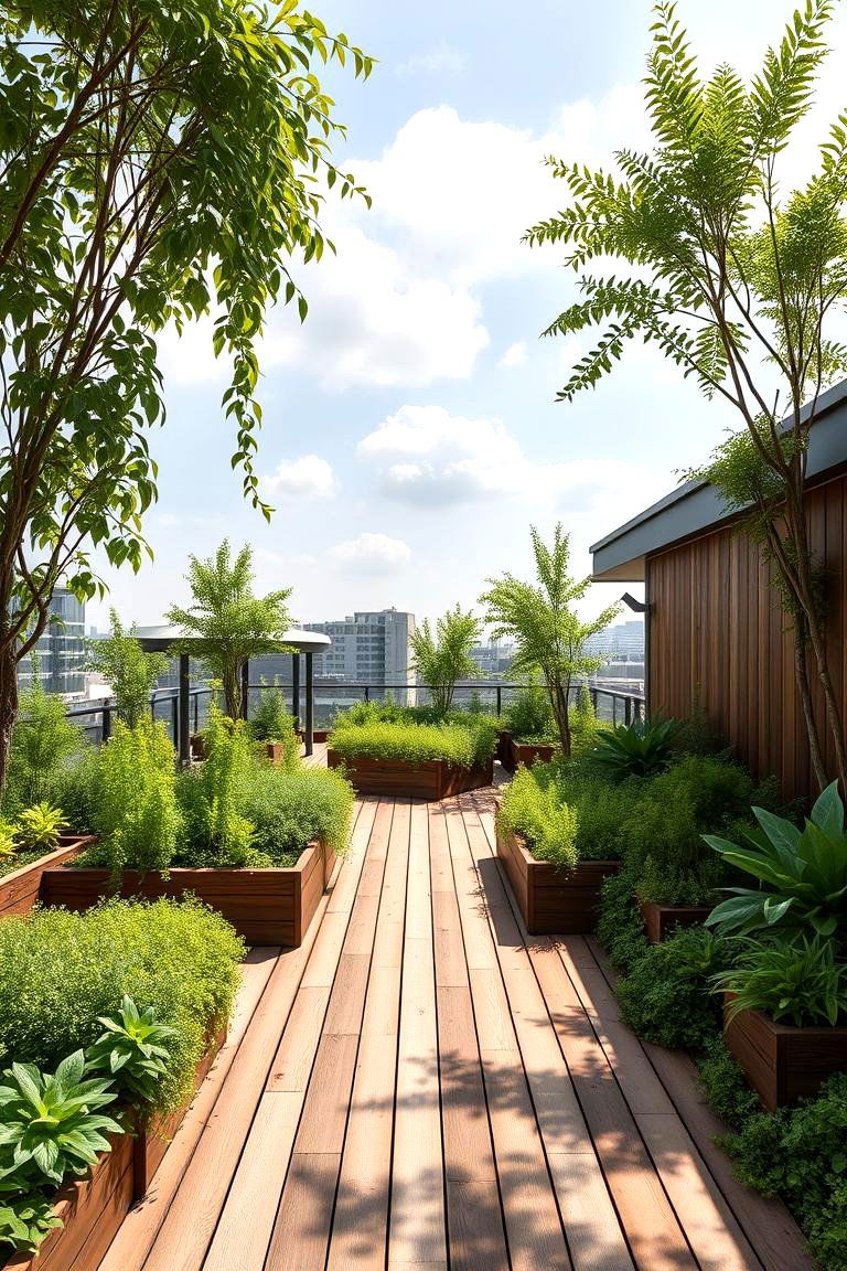 Eco Friendly Green Roof Deck - 24 Covered Deck Ideas
