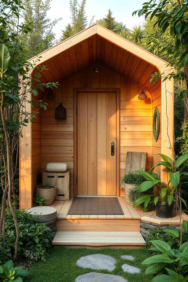 Eco Friendly Green Sauna - 24 Outdoor Sauna Ideas
