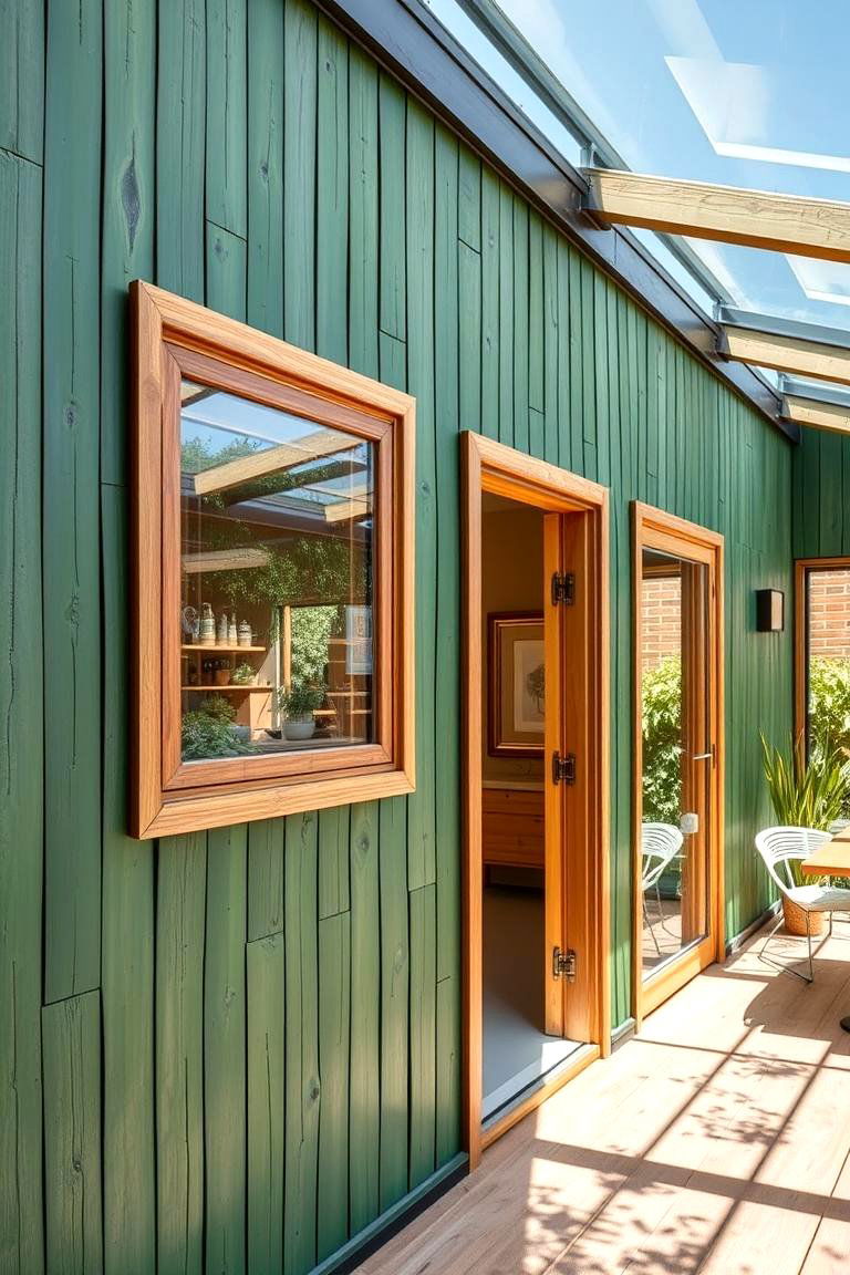 Eco Friendly Green Siding - 24 Modern Siding Ideas for a Contemporary Home