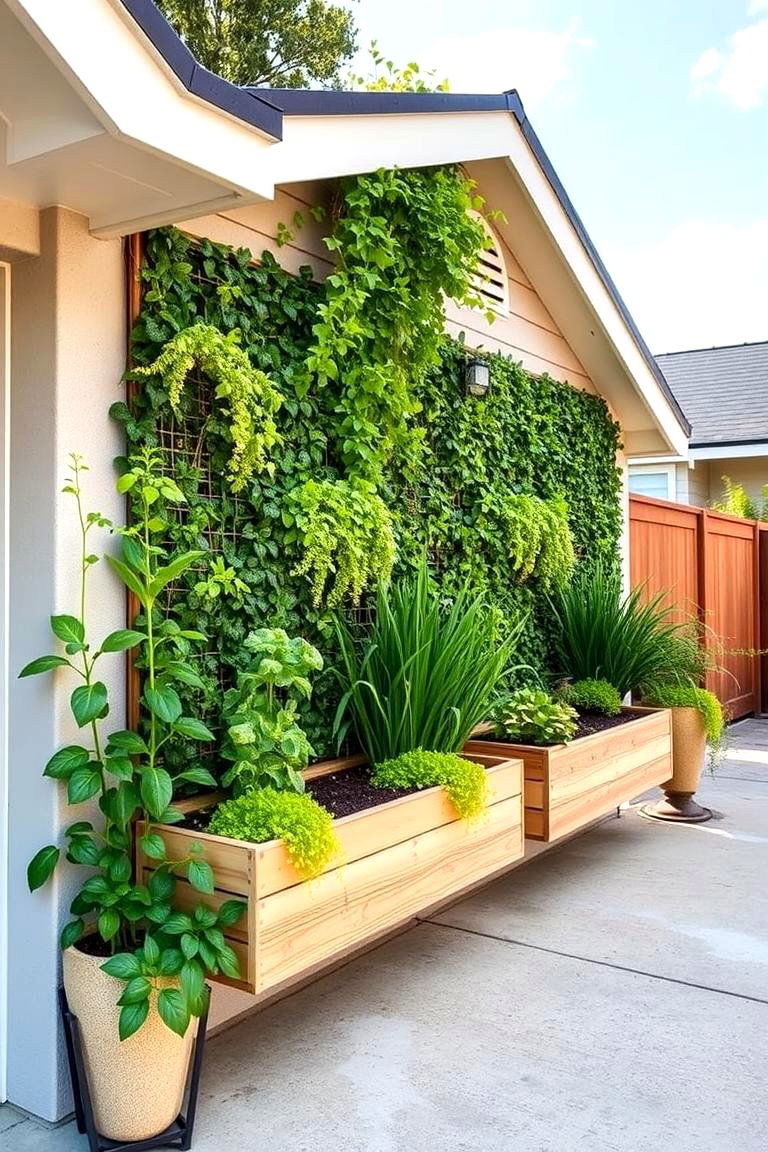 Eco Friendly Green Wall - 24 Garage Wall Ideas