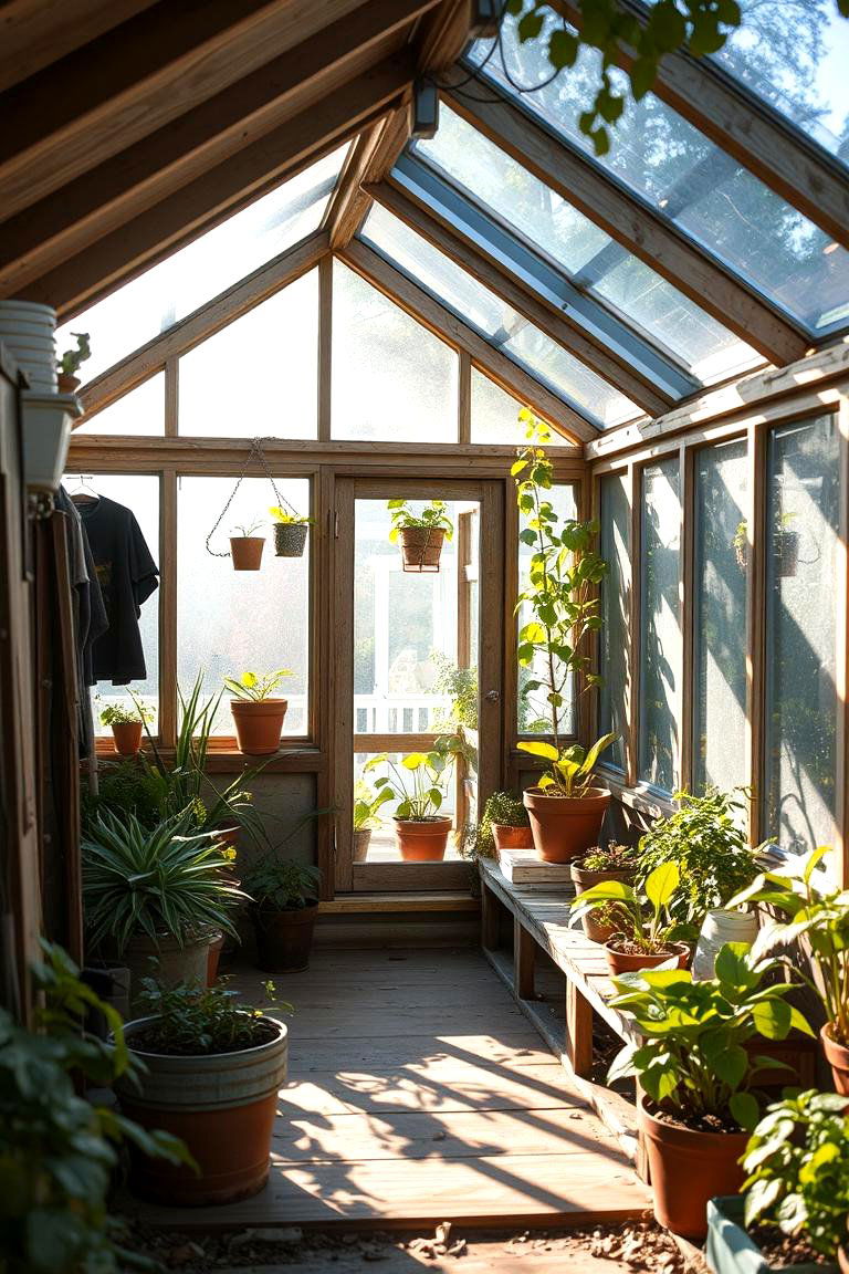 Eco Friendly Greenhouse Porch - 24 Porch Greenhouse Ideas