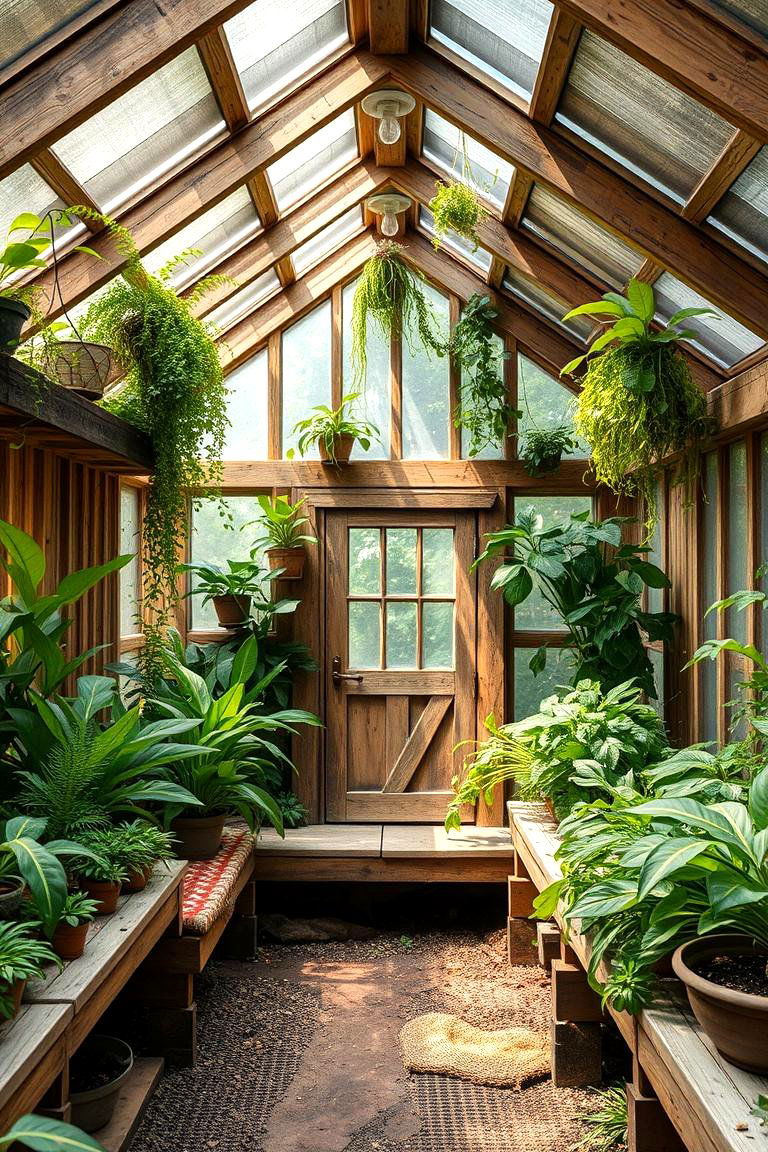 Eco Friendly Greenhouse Sanctuary - 24 Garden Room Ideas
