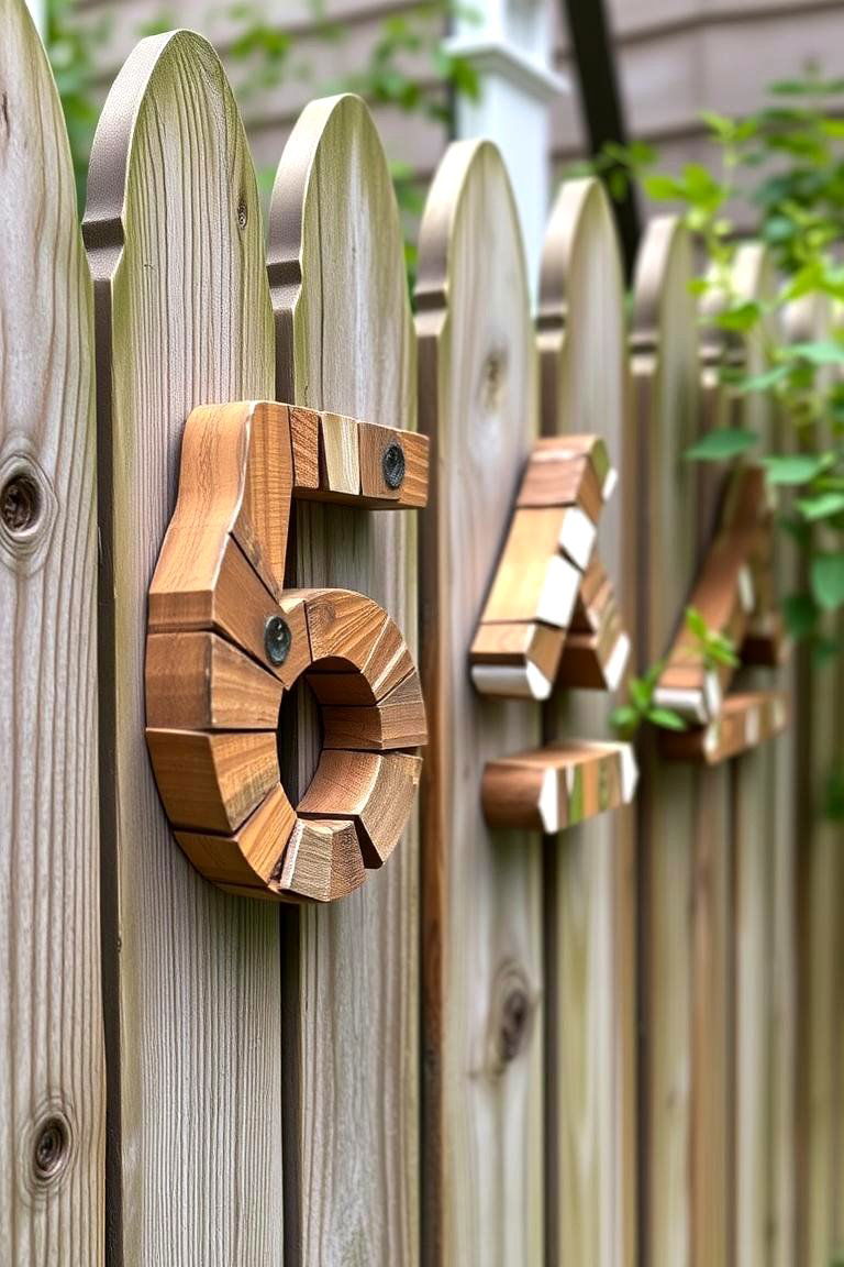 Eco Friendly House Numbers - 24 House Number Ideas