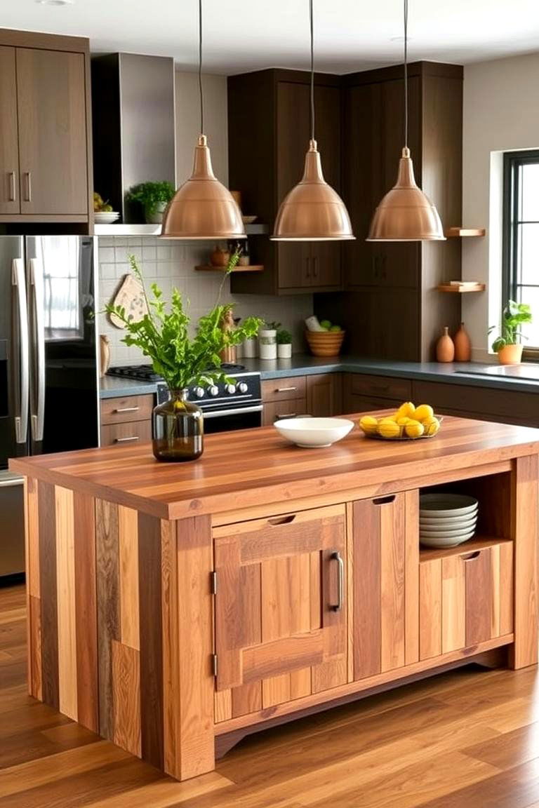 Eco Friendly Island - 24 Small Kitchen Island Ideas