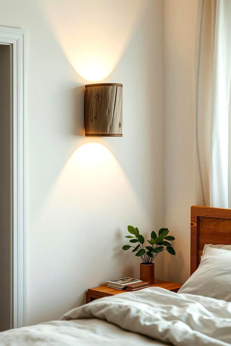 Eco Friendly LED Sconce - 24 Bedroom Wall Sconce Ideas