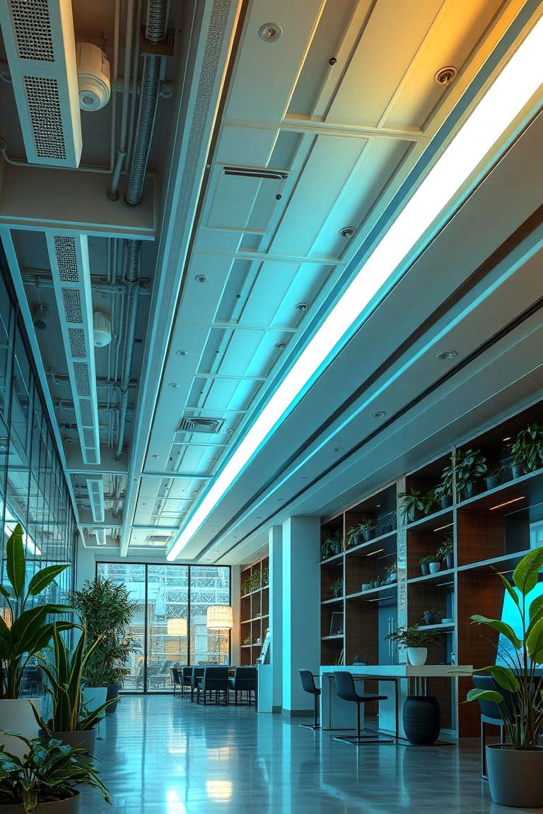 Eco Friendly LED Systems - 24 Living Room Ceiling Lighting Ideas
