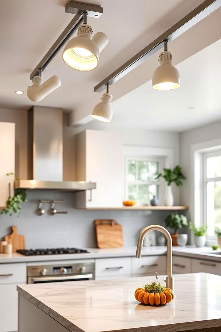 Eco Friendly Lighting - 24 Kitchen Track Lighting Ideas