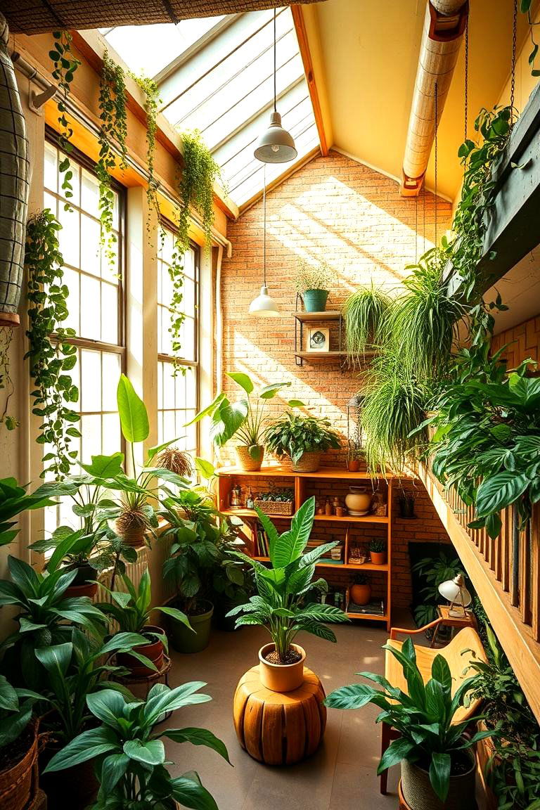 Eco Friendly Loft Workspace - 24 Loft Office Ideas