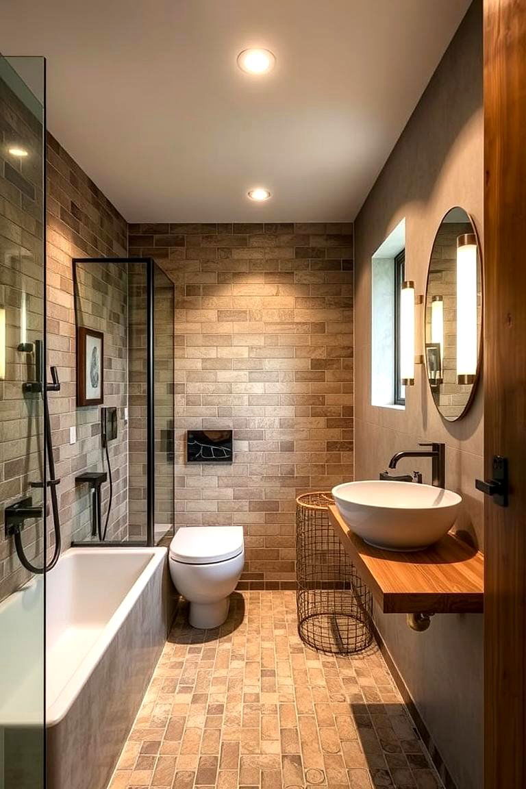 Eco Friendly Materials for Sustainable Design - 24 Hallway Bathroom Ideas