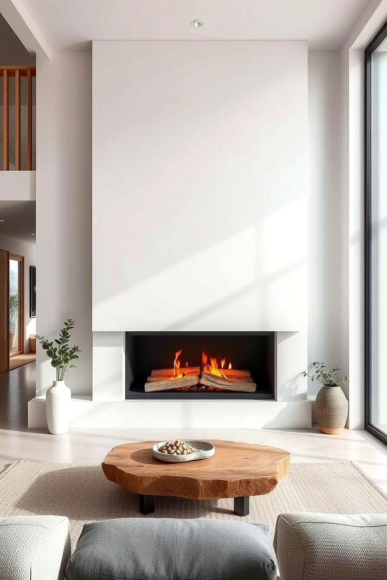 Eco Friendly Modern Design - 24 Black and White Fireplace Ideas