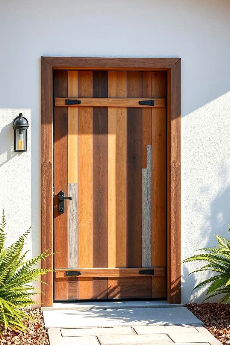 Eco Friendly Modern Farmhouse - 24 Farmhouse Front Door Ideas