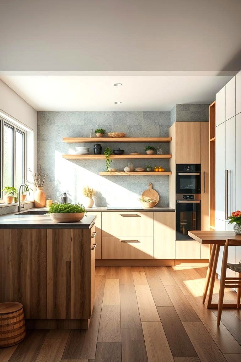 Eco Friendly Modern Touches - 24 Cottage Kitchen Ideas