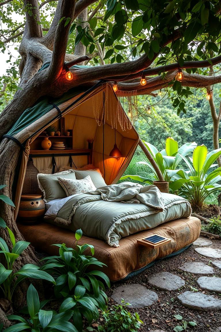 Eco Friendly Nature Nest - 24 Outdoor Bedroom Ideas
