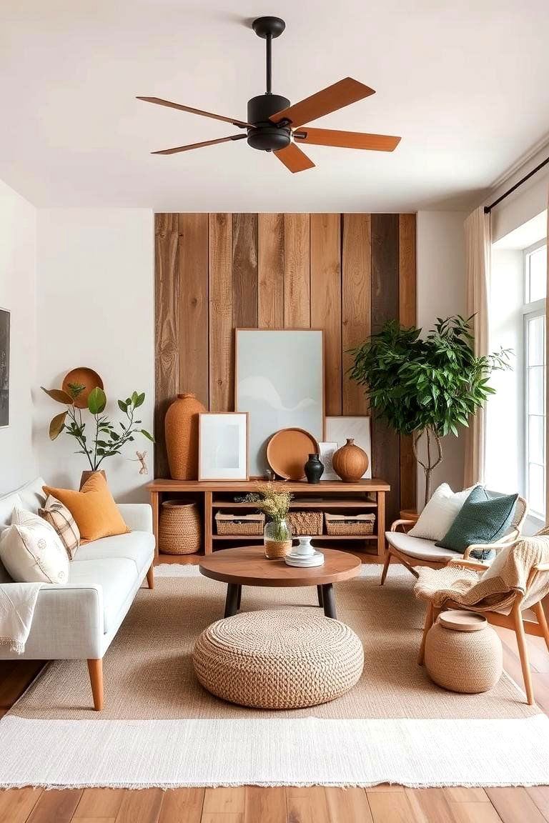 Eco Friendly Oasis - 24 Dulux Egyptian Cotton Living Room Ideas