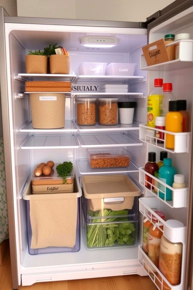 Eco Friendly Organizers - 24 Fridge Organization Ideas