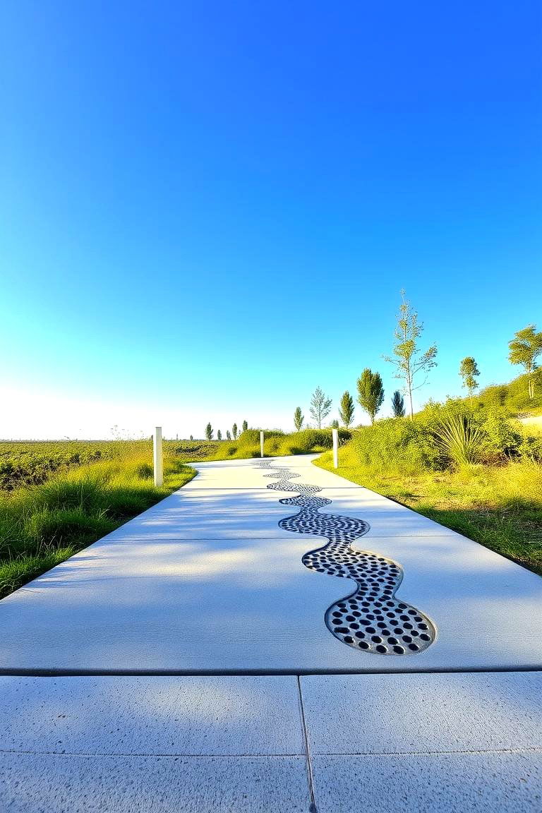 Eco Friendly Permeable Concrete Walkways - 24 Concrete Walkway Ideas