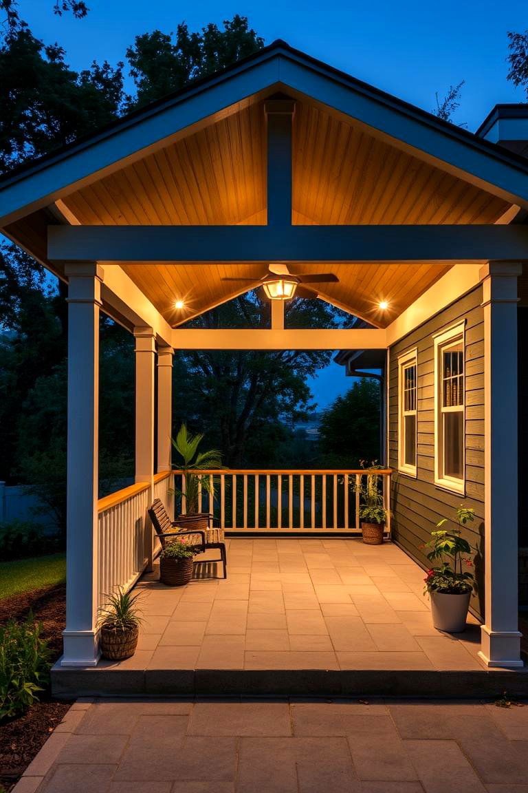 Eco Friendly Porch Design - 24 Modern Front Porch Ideas