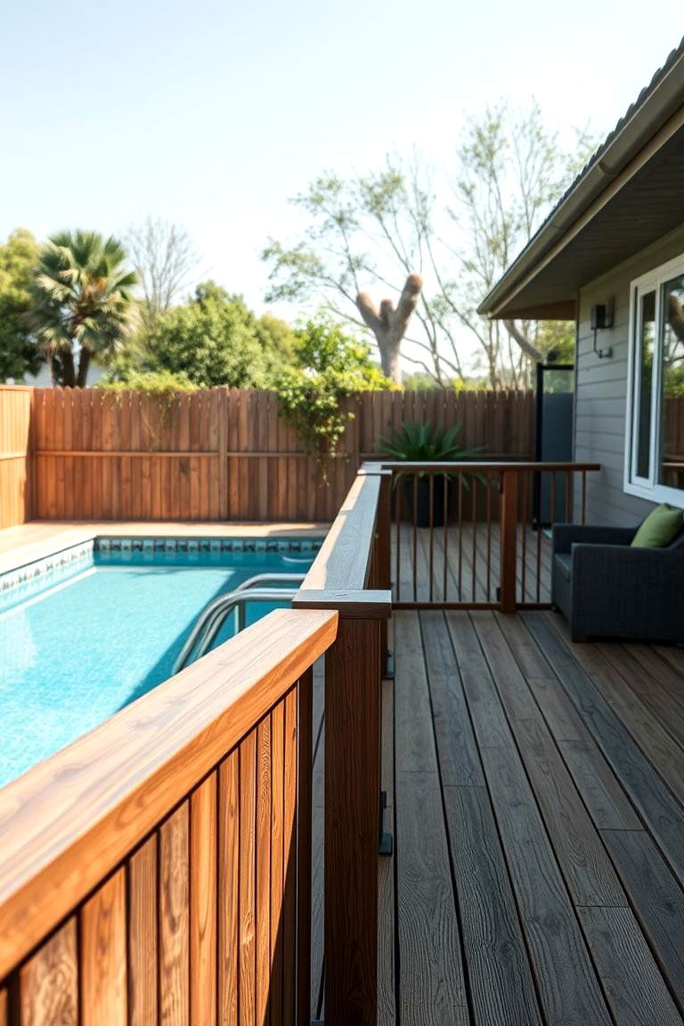 Eco Friendly Railing Options - 24 Pool Deck Railing Ideas