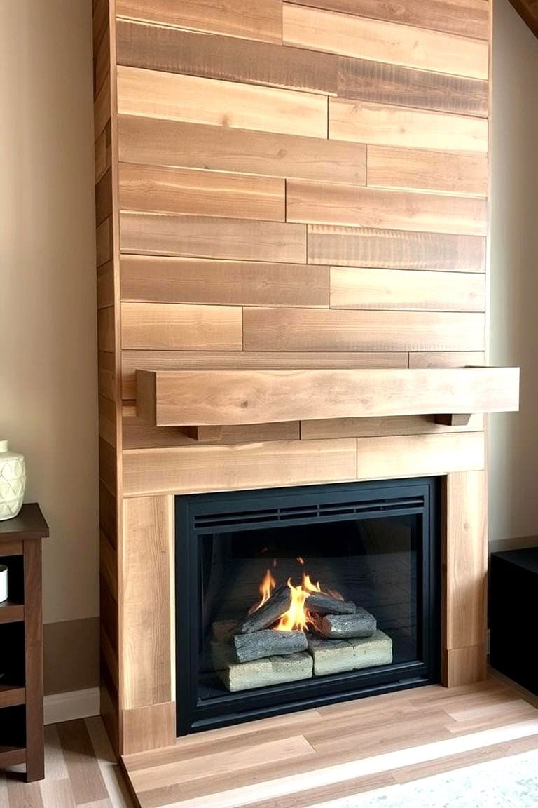Eco Friendly Reclaimed Shiplap - 24 Shiplap Fireplace Ideas