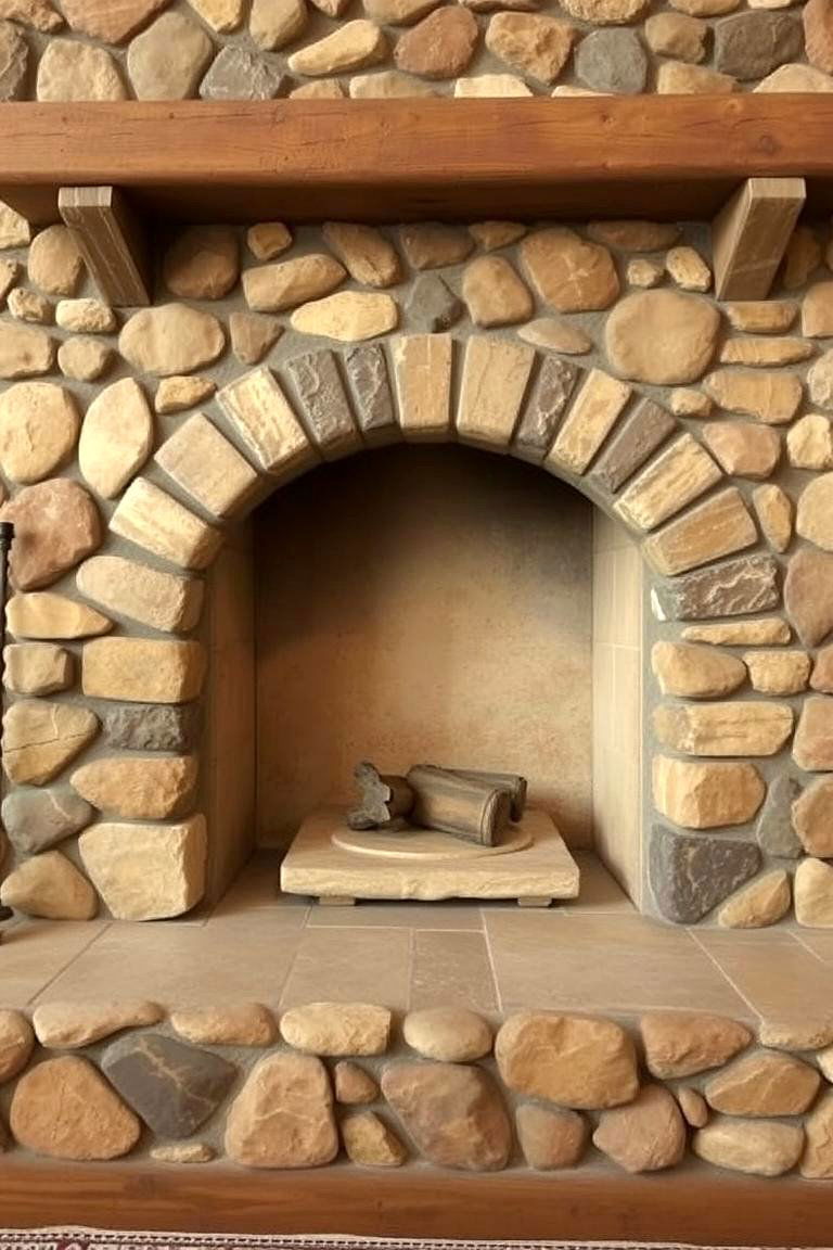 Eco Friendly Reclaimed Stone - 24 Craftsman-style Fireplace Ideas
