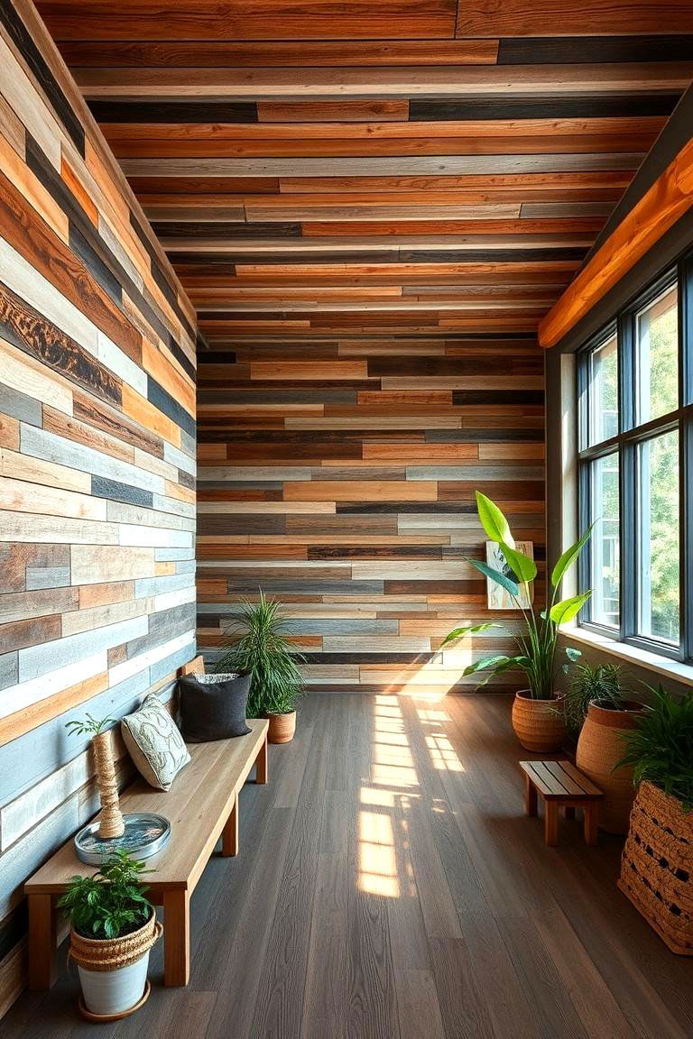 Eco Friendly Reclaimed Walls - 24 Rustic Wainscoting Ideas