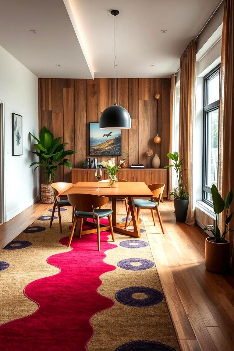 Eco Friendly Recycled Carpet - 24 Carpeted Dining Room Ideas