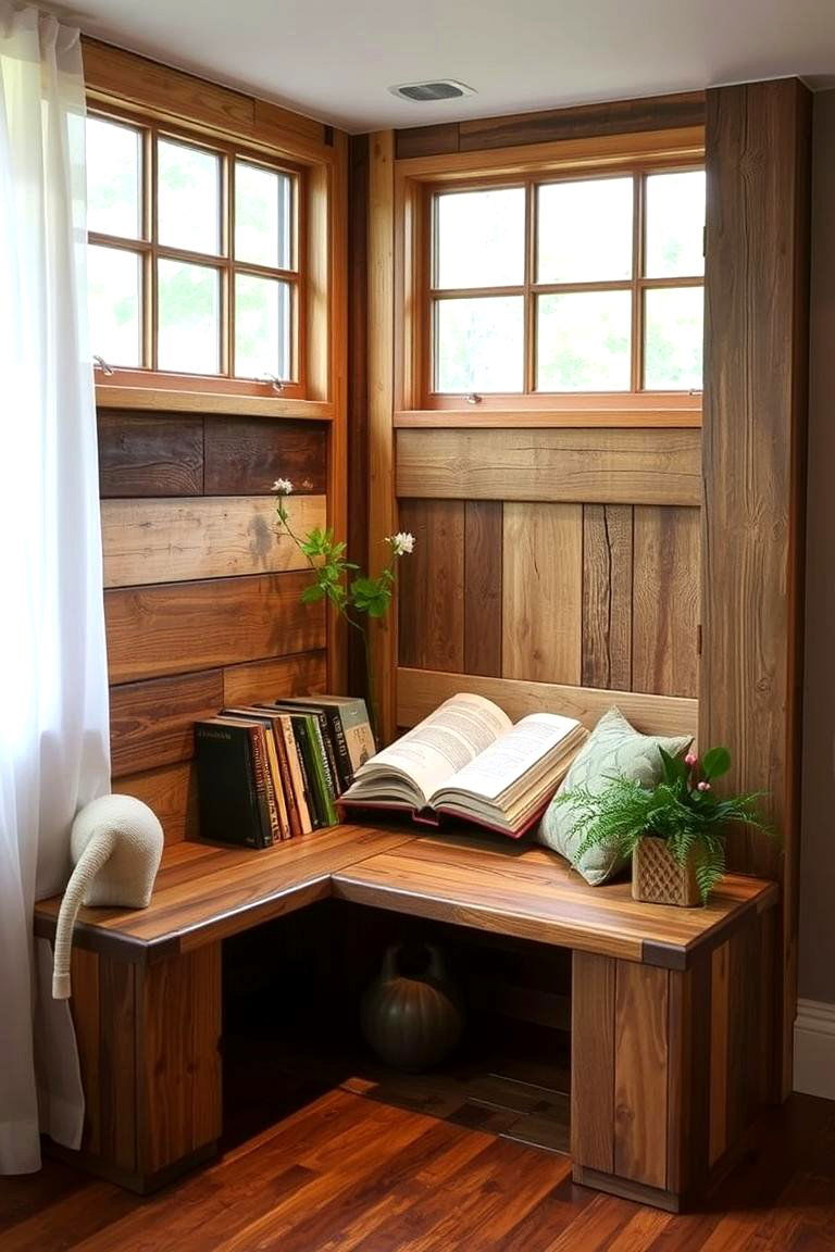 Eco Friendly Recycled Material Reading Nook - 24 Outdoor Reading Nook Ideas