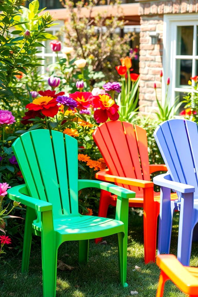 Eco Friendly Recycled Plastic Chairs - 24 Garden Furniture Ideas