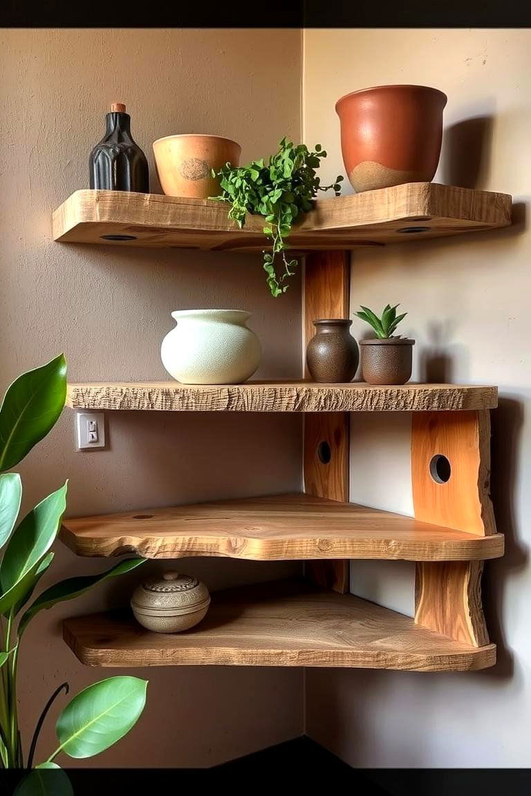 Eco Friendly Recycled Shelf - 24 Corner Bookshelf Ideas