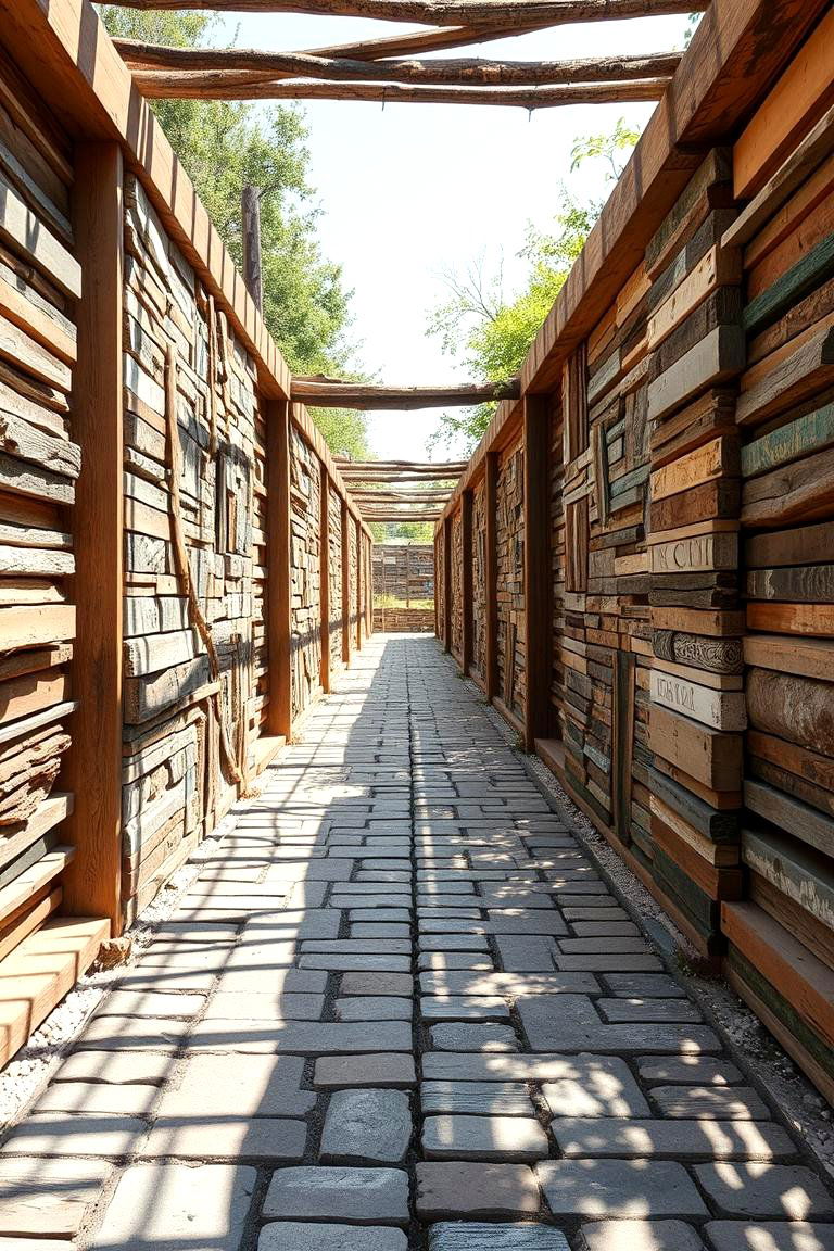 Eco Friendly Recycled Walkway - 24 Pool Walkway Ideas