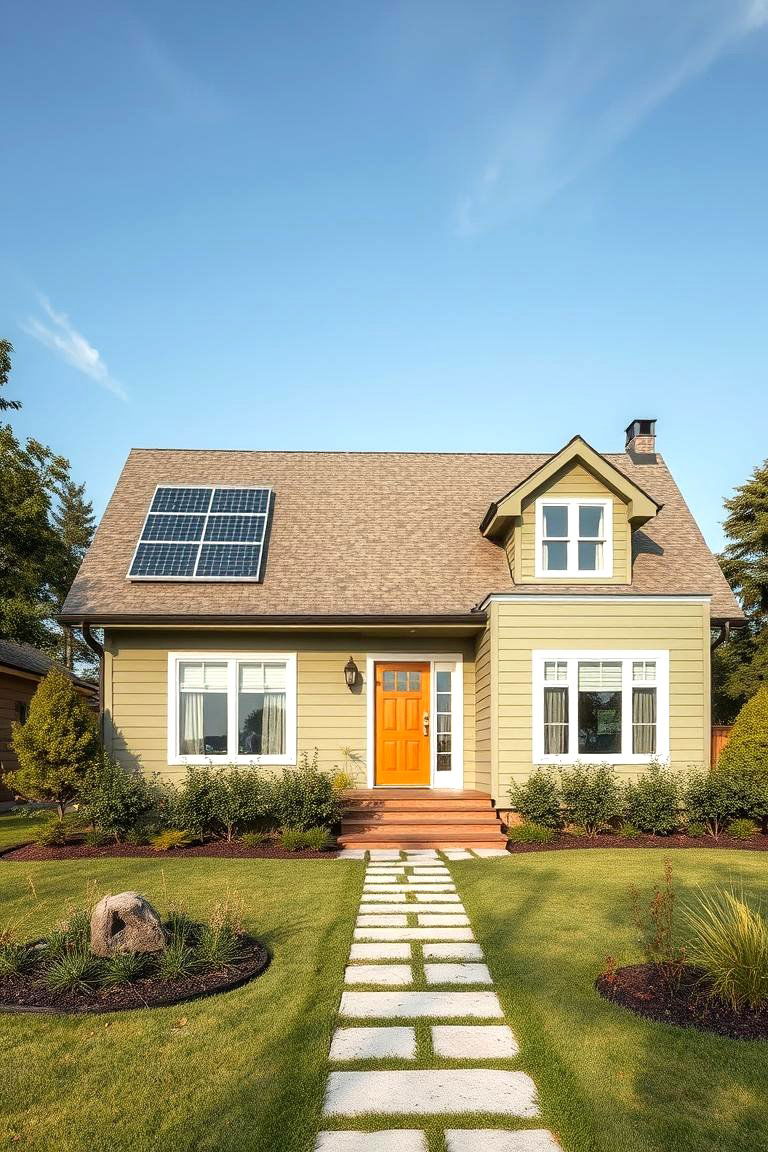 Eco Friendly Sage Haven - 24 Sage Green House Exterior Ideas