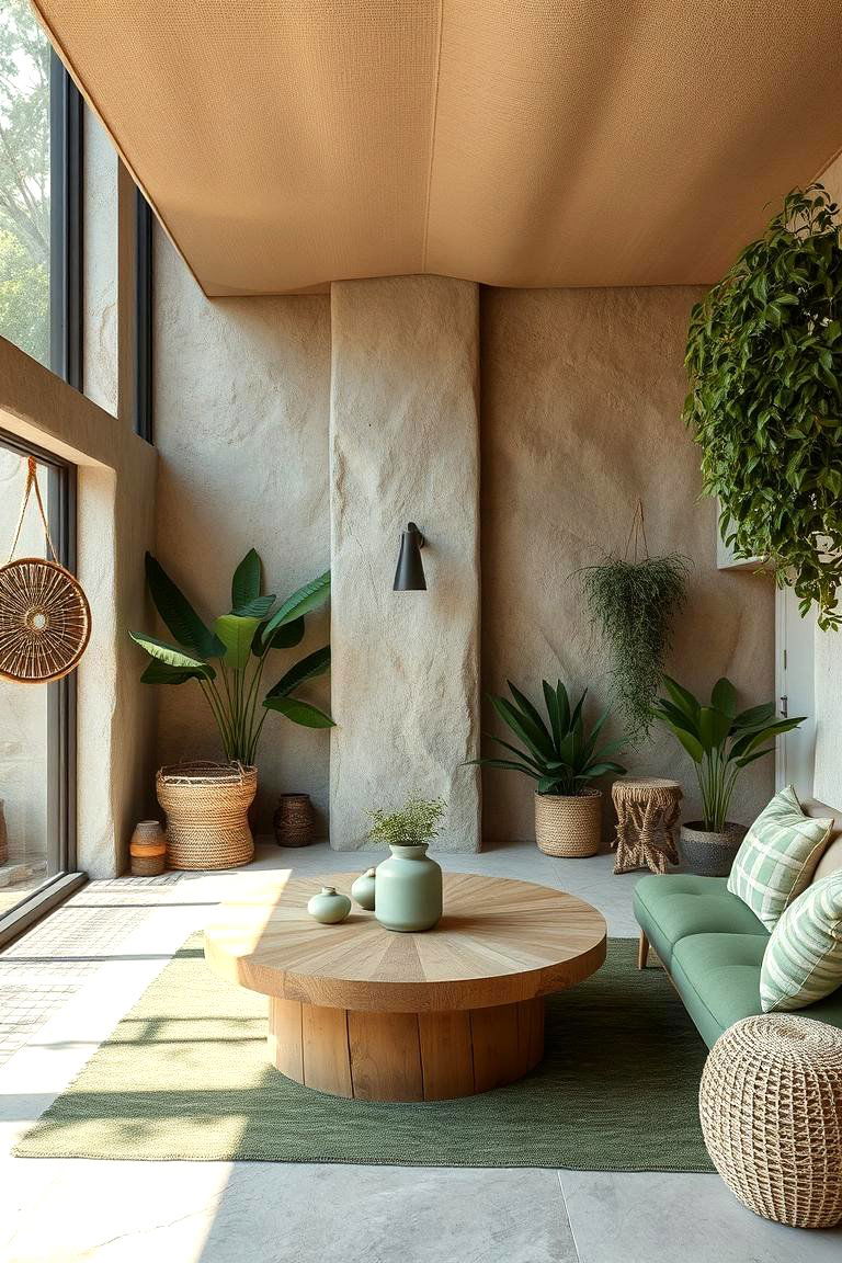 Eco Friendly Sage Retreat - 24 Sage Green Living Room Ideas