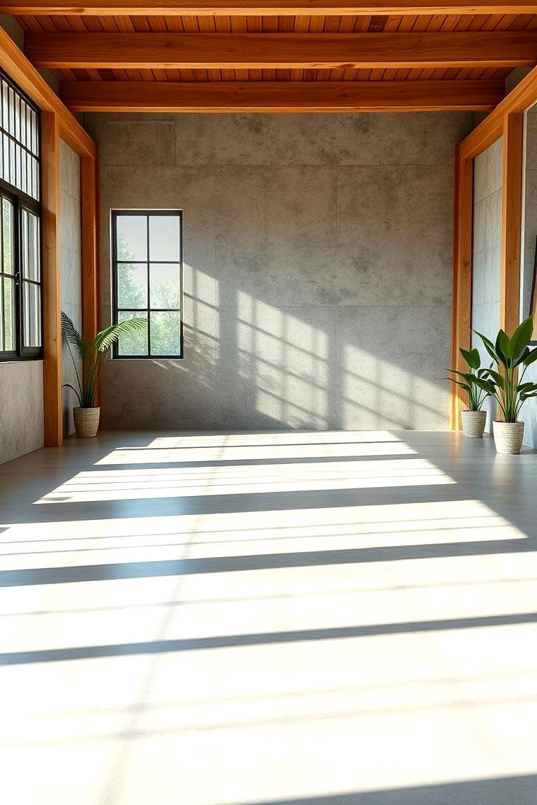 Eco Friendly Sealed Concrete - 24 Concrete Floor Design Ideas