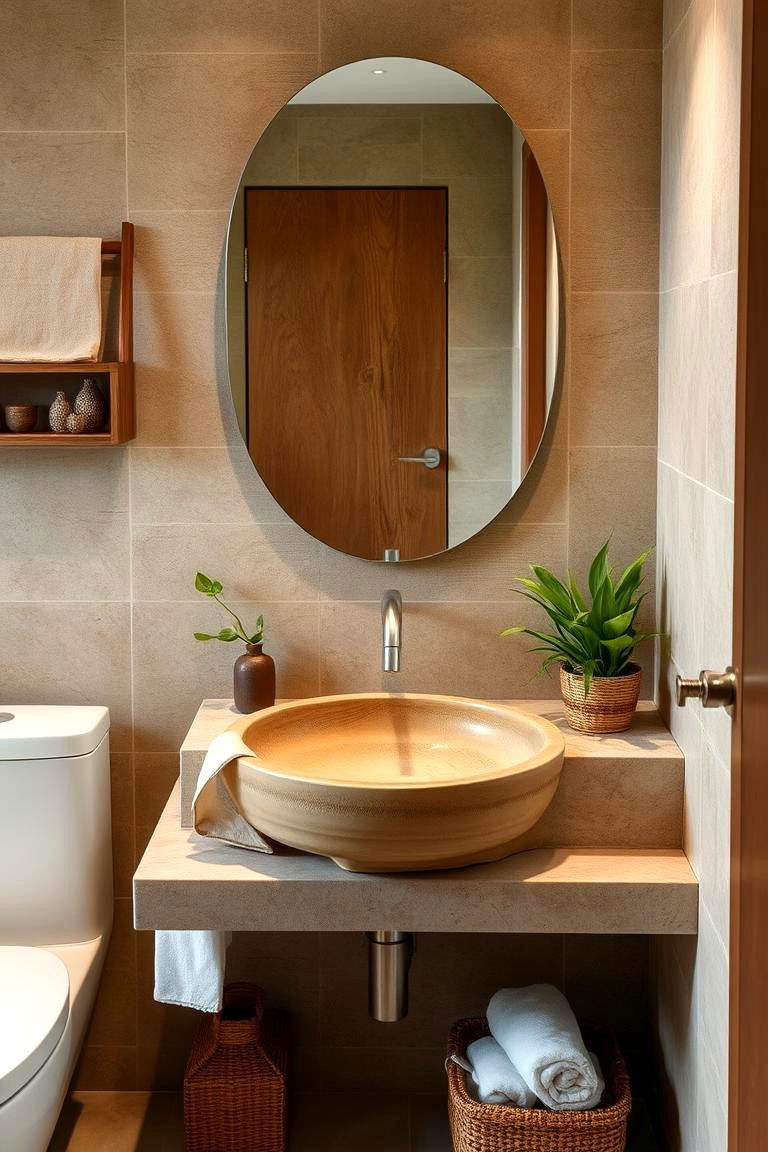 Eco Friendly Sink - 24 Small Bathroom Sink Ideas