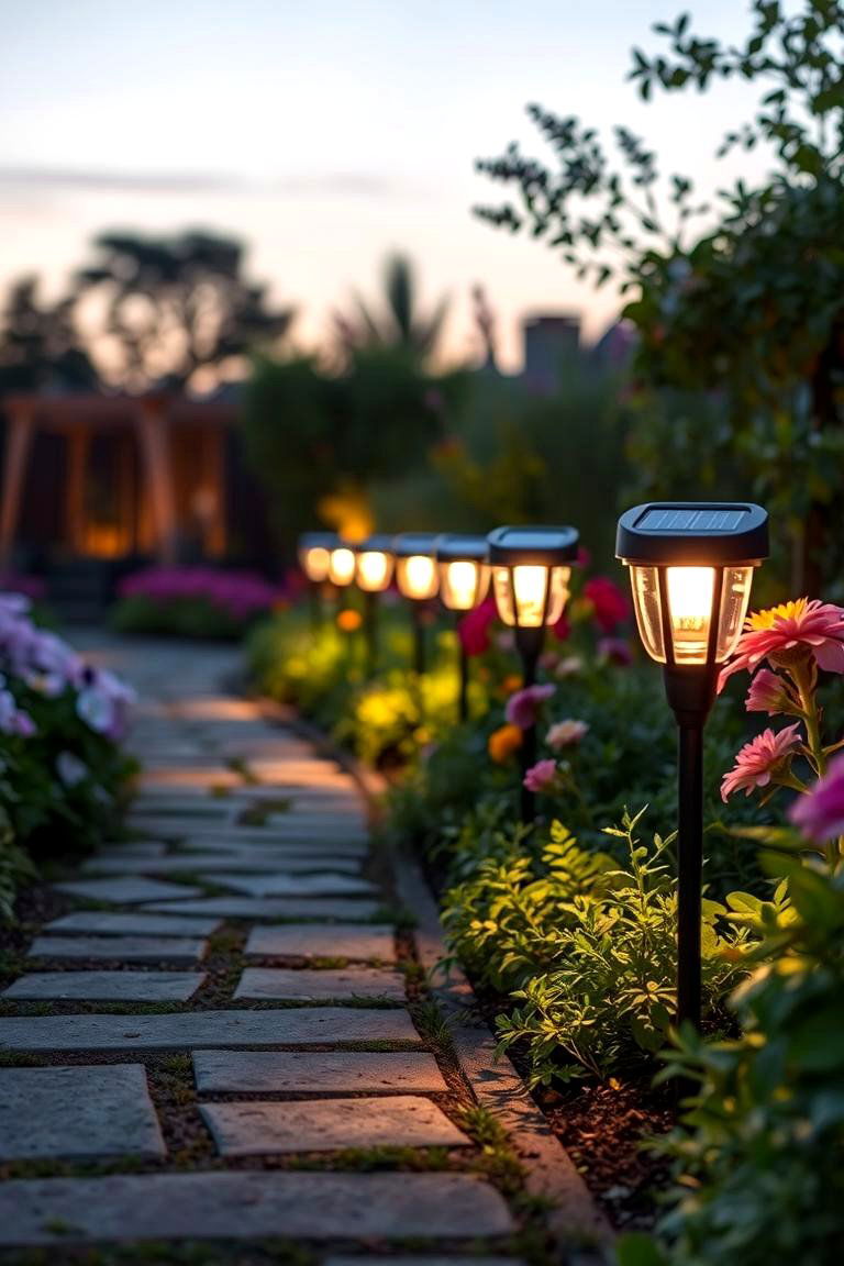 Eco Friendly Solar Lights - 24 Outdoor Decor Ideas