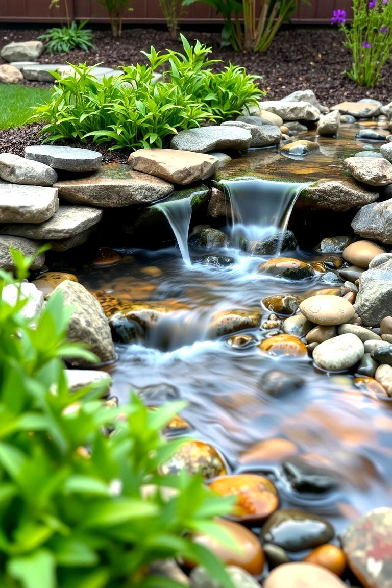 Eco Friendly Stream Flow - 24 Pondless Waterfall Ideas