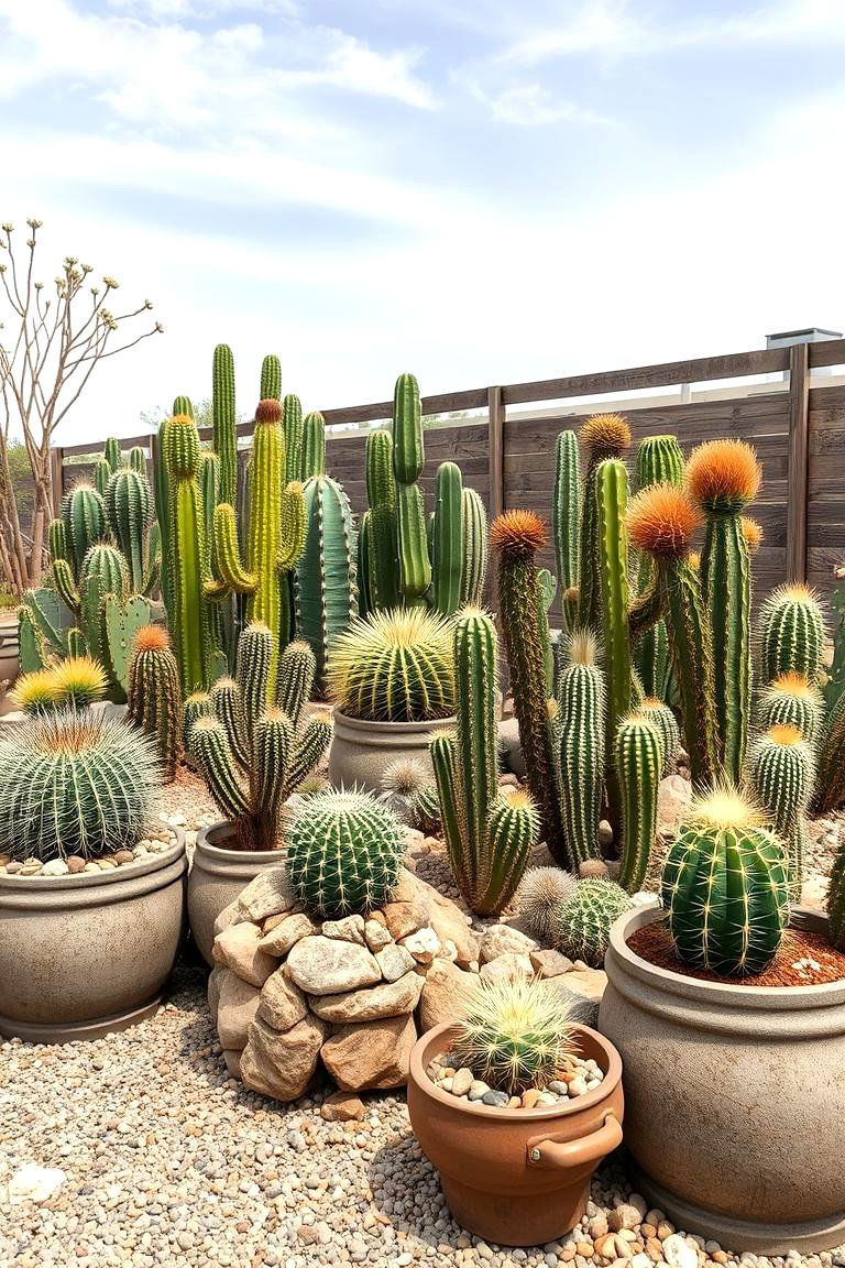 Eco Friendly Sustainable Cactus Garden - 24 Cactus Garden Ideas